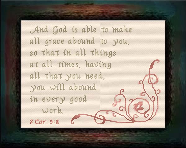 Grace Abounds - II Corinthians 9:8